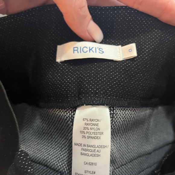 NWOT Skinny stretchy waist dress pants size O - Picture 2 of 4